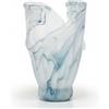 Tammaro Home Vaso in Vetro di Murano Azzurro Modello Onde by
