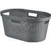 Curver Infinity Recycled - Cesta gris oscuro, 40L
