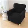 uyeoco Copripoltrona 1 Posto con Braccioli Relax Reclinabile Universale Copri Poltrona Elasticizzato Lavabile Rimovibile Fodera per Poltrona Poltroncine Relax Copertura per Poltrona Elettrica Reclinabile ( C