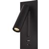 RXPVUXE Luci da lettura a LED a parete, applique da incasso sul comodino Lampada da parete a LED con porta USB/interruttore, Faretti da parete girevoli Apparecchio notturno per camera da letto Soggiorno Hotel