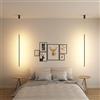 Zi Yang LED Nordico Lungo Lampada a Sospensione Moderno Minimalista Camera da Letto Comodino Cucina Soggiorno Ufficio Caffetteria Loft Bar Ristorante Lampada a Sospensione Luce Calda 3000K,L:60CM