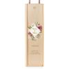 Wanapix | Cassetta in Legno per Vino Personalizzata | per Bottiglie Singola (non inclusa) | Scatola Vino Legno | Coperchio Scorrevole | 11x38x10 cm | Gadget Matrimonio