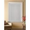 mauro Tende per Finestra e portafinestra confezionate su Misura-Coppia Tendine-Larghezza cm 35/45/50/55/60/65/70/80 -Tende a Vetro-Tessuto Bianco Effetto Lino (Porta cm 65x225 cm)