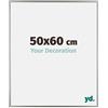 yd. Your Decoration - Cornice 50x60 cm - Champagne - Cornice Decorativa Parete in Plastica con Vetro in acryl - Antiriflesso - 50x60 Cornice - Evry