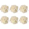 BAUFAS 6 Candele Profumate a Forma di Fiore, Fatte a Mano di Soia e Garofano per Meditazione e Sollievo dallo Stress (B)