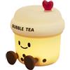 Filvczt Bubble Tea Night Light, Con Livelli Di Luminosità Regolabili, 10,5x11.3x12,2 Cm, Luce Da Letto Da Tè Al Latte, Lampada Da Notte Carina, Caratteristica Del Controllo Del Tocco, Per Camera Da Letto