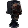 tulahkomen Lampada da tavolo gotica, lampada da tavolo con teschio di Halloween, luce da comodino, accessorio da scrivania, decorazione gotica per soggiorno, camera da letto, comodino, forniture per