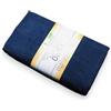 SpazioTessile - Granfoulard Copridivano Telo Copritutto Cotone 50% Poliestere 50% Made in Italy, Telo Arredo Copritutto Tinta Unita, Perfetto per Coprire Divani, Poltrone, Letti (240x280, Blu)