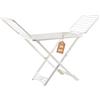 Tomaino - Stendino in Plastica Resistente per Interno ed Esterno - 20 mt - Stendibiancheria Pieghevole con Ali e Rotelle - 197x56x124 cm