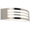 Qazqa sapphire wl - Appliques Moderno - 1 luce - H 100 mm - Acciaio - Moderno - Illuminazione esterna