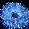 YUANYUYING Luci di Natale, 10m 100LED Luci fatate a corda per interni Stile di connessione (blue)