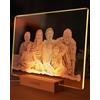 Panorama Lampada Personalizzata 30x21cm - LED con Foto 3D - Idee Regalo Original - Camera di Notte - Decorazioni per la Casa