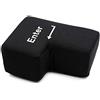Rosetor 1Pc Cuscino a forma di tasto Invio, grande tasto USB per antistress, infrangibile, tasto Invio per relax, cuscino per riposo da scrivania da ufficio