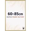 Dutch Frame Factory - Cornice 60x85 cm - Oro - Cornice per foto in Plastica con vetro plastico Antiriflesso - Cornice portafoto 60x85 cm - Angers