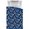 CARTOON Trapunta Invernale Mickey Mouse Disney coperta letto singolo 170×260 cm piumone Topolino morbida microfibra 300 gsm per bambina