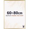 Dutch Frame Factory - Cornice 60x80 cm - Oro - Cornice per foto in Plastica con vetro plastico Antiriflesso - Cornice portafoto 60x80 cm - Easy