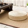Lseqow Tatami - Cuscino in paglia intrecciata, per sedia, per , per yoga, zen, in paglia fatta a mano, per giardino, sala da pranzo, soggiorno, decorazione per la casa