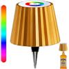 Generico Lampada Bottiglia, Lampada per Bottiglia Senza Fili Lampada Tavolo Touch Lampada da Tavolo Dimmerabile a 3 vie per Bar, Ristorante, Casa, Ufficio, Natale (Oro RGB)
