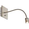 Lindby Applique a LED 'Legera' (Moderno) colore Grigio, in Metallo ad es. Soggiorno & Sala da pranzo (1 luce, lampadina inclusa) di Lindby | applique a LED, applique