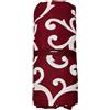 Corredocasa Gran Foulard Multiuso, Made in Italy - Copridivano e Copriletto Fantasia Elegante - Telo Arredo Copritutto con Tessuto Resistente e Traspirante in Cotone e Poliestere (Bordeaux Giulia, 260x280)