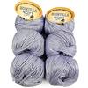 woolove Tricot Cafè Set 6 Scintilla - Filato in Puro Cotone Supermercerizzatoe Antipilling - per Maglieria e Uncinetto - Ferri/Uncinetto 3.50/4.50 mm - 6 Gomitoli da 50g (113m) - Lilla 39, 6 Pezzi