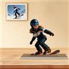 HCLRIU Statuette personalizzate in acrilico Sculture 2D personalizzate in stile cartone animato basate su fotografie Decorazioni per l'ufficio, regali di compleanno, regali personalizzati unisex