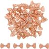 QUARKZMAN 50pz Fiocchi Rosa Chiaro 1.5 x 1 Mini Fiocco per Realizzare Piccoli Fiocchi di Raso Sfusi per Cucito Fai da Te, Scrapbooking, Regalo di Nozze, Decorazione per La Casa