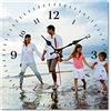 S&H&OU Orologio da parete personalizzato, orologi da parete con foto per l'arredamento del soggiorno con foto, orologio da parete silenzioso per bambini, orologio da parete con foto personalizzata