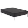Dorian Home Parure Copripiumino In Cotone Percalle, Double Face (Grigio Scuro, Singolo, Lenzuolo Sotto)