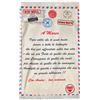 Overthetee Coperta Personalizzata per Figlio da Mamma con Dedica e Nome - Plaid in Pile 150x100 cm