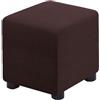 uyeoco Velluto Copri Pouf Quadrato Elasticizzato Copri Poggiapiedi Quadrato Pieghevole Copertura Dell'Ottomano con Fondo Elastico Sofa Protettore per Soggiorno (Color : #4, Size : 40x40 cm)