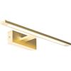 Qazqa jerre - LED Appliques Design - 1 luce - L 41.5 cm - Oro/Ottone - Design - Bagno