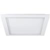 EGLO connect.z Smart Home plafoniera LED Padrogiano-Z, ZigBee, app | e controllo vocale Alexa, colore della luce regolabile (bianco caldo - freddo), RGB, plafoniera in metallo bianco, 60 x 60 cm