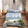 IlGruppone Completo Letto Lenzuola 100% Cotone Set Lenzuolo Moderno sotto sopra Federe Due Stampe in Altissima Definizione - Dis1Dreams - Matrimoniale