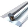 MOCNT Pellicola Oscurante per Vetri Pellicola Specchio Unidirezionale Pellicola Privacy Adesivo per Protezione Solare Pellicola Riflettente Finestre Argento 90cmX300cm