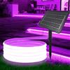 KISUFU 24V Solar Neon Light outdoor LED Strips, IP68 impermeabile 320 LEDs/m strisce LED con 1200mah 8 modalità solare con inserto di terra luce per casa giardino matrimonio festa di Natale.