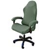 OQHAIR ergonomico Coprisedia da gaming Jacquard elasticizzato Rivestimento per sedia da gioco Antiscivolo antipolvere con 2 coperture per braccioli con cerniera -verde-1