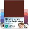 etérea Himmlische Qualität etérea Jersey lenzuolo con angoli 80x160-80x180 cm Bordeaux Epaisseur 15-20 cm - 100% Cotone - Oekotex materasso Letto copripiumino - lenzuola 80x160cm - 80x180cm Rosso