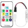 hntoolight Controller LED DC5v 12v 24V con telecomando 14keys può guidare 10M-20M led Strip per ws2811 ws2812 ws2812b sk6812