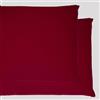 Corredocasa Coppia Federe 100% Cotone Premium Tinta Unita- Federe Copricuscino Letto in Morbido Cotone Disponibili Diverse Varianti di Colori - Chiusura a Busta - Misura 50x80 cm (Rosso)