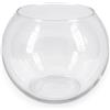 KORAT Vaso Boccia in Vetro Trasparente Design Rotondo Elegante per Fiori, Candele, Piante o Decorazioni Disponibile in 4 Dimensioni (16-20-25-30 cm) Ideale per Casa, Eventi (Ø 30 cm - 23.5x30x30 cm)
