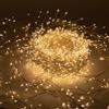 Luccika Cluster Catena Luminosa Natalizia, Luci Micro LED a Grappolo, 8 modalità di Giochi, Interno Esterno, Lucine Decorative per Albero, Natale (Bianco Caldo - Cavo Silver, 10 Metri - 1000 LED)