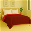 Generico FORTE - Copriletto Singolo Bicolore Ideale per la Mezza Stagione (Pesantezza: 100gr/m²) Trapuntino Singolo 180x270cm Realizzato in Italia, Colorazioni Moderne (Bordeaux/Rosso)