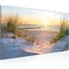 Runa Art Quadri Moderni Spiaggia Tramonto 1 Pezzo L'immagine Tela Non Tessuta Soggiorno Corridoio Mare Natura Beige blu 041712a