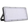 Sararoom Faretto LED da Esterno 100W, 10000LM 3000K Bianco Caldo Faro Led, IP65 Impermeabile Proiettori Luci di sicurezza, Faretti con Supporto Regolabile 180° per Giardino Terrazza Garage, No Spina