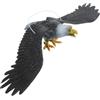 LOORGVEL Aquila Finta Deterrente per Uccelli Scaccia Piccioni da Appendere in Giardino Set 2 Pezzi 12 Pollici Rotazione Adatta a Cortili e Prati