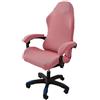 OQHAIR ergonomico Coprisedia da gaming Jacquard elasticizzato Rivestimento per sedia da gioco Antiscivolo antipolvere con 2 coperture per braccioli con cerniera -rosa