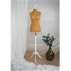 Generico AILANT Manichino donna sartoriale white wood stand (beige, 50/52 XXL)