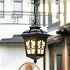 Chao Zan Illuminazione esterna lampada E27 giardino/terrazza Modern, alluminio, antico metallo catene sospensione plafoniere,per portico Corridoio Balcone Gazebo giardino villa Cremagliera dell'uva 14 * 29Cm
