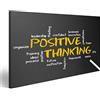 islandburner Quadro Moderno Il Pensiero Positivo Motivazione Illustrazione Stampa su Tela - Quadro x poltrone Salotto Cucina mobili Ufficio casa - Fotografica Formato XXL